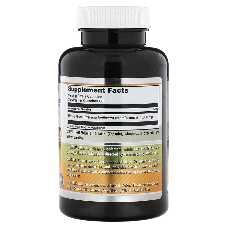 Amazing Nutrition, Мастиковая смола, 120 капсул (500 мг на капсулу)