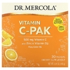 Dr. Mercola, Витамин C-PAK, натуральный апельсин, 500 мг, 30 пакетиков по 4,84 г (0,17 унции)