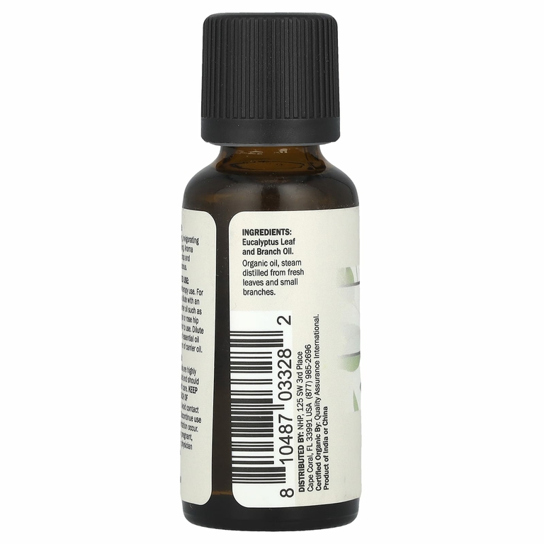 Dr. Mercola, Органическое эфирное масло, эвкалипт, 30 мл (1 жидк. унц.)