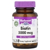 Bluebonnet Nutrition, Биотин, 5000 мкг, 60 растительных капсул