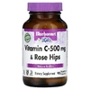 Bluebonnet Nutrition, 500 мг витамина C и шиповник, 90 растительных капсул