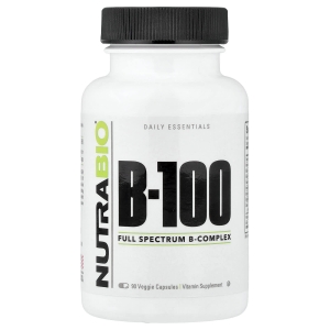 NutraBio, B-100, 90 растительных капсул (Товар снят с продажи) 