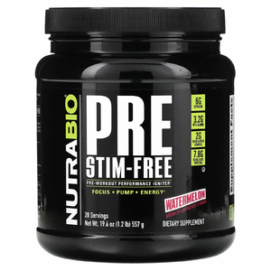 NutraBio, Pre-Workout Performance Igniter, без стимуляторов, с арбузом, 557 г (1,2 фунта)