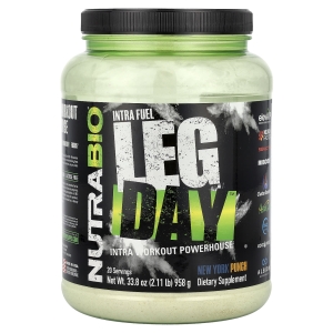 NutraBio, Intra Fuel, Leg Day™, нью-йоркский пунш, 958 г (2,11 фунта) (Товар снят с продажи) 