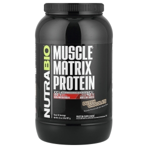 NutraBio, Muscle Matrix Protein, голландский шоколад, 907 г (2 фунта) (Товар снят с продажи) 