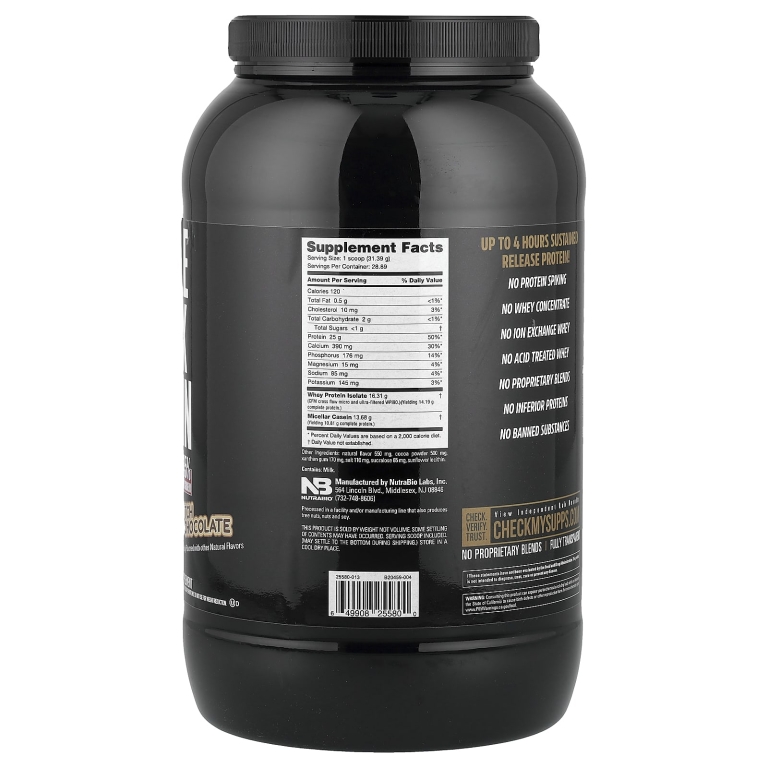 NutraBio, Muscle Matrix Protein, голландский шоколад, 907 г (2 фунта) (Товар снят с продажи) 