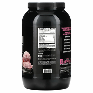 NutraBio, Изолят сывороточного протеина, клубничное мороженое, 907 г (2 фунта)