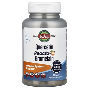 KAL, Quercetin Reacta-C®, бромелаин, 60 таблеток