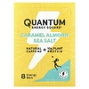 Quantum Energy Square, Морская соль с карамелью и миндалем, 8 энергетических батончиков, 48 г (1,69 унции)
