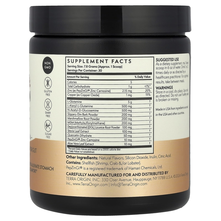 Terra Origin, Healthy Gut™, персик и банан, 234 г (8,25 унции)