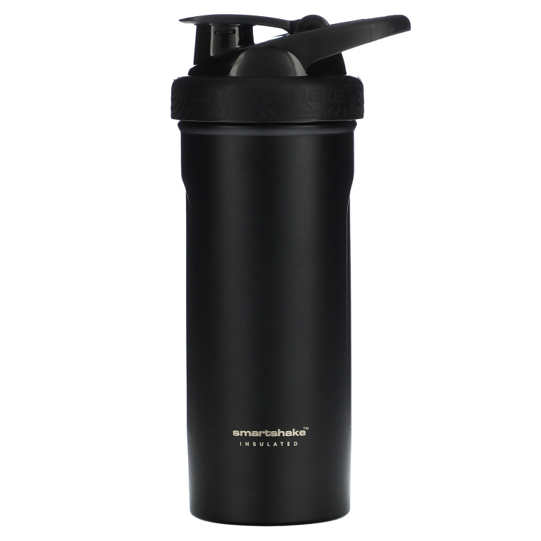 Smartshake, Insulated Steel, черный, 750 мл (25 унций)