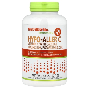 NutriBiotic, Immunity, Hypo-Aller C, витамин C с кальцием, магнием, калием и цинком, 227 г (8 унций)