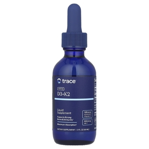 Trace Minerals ®, Ионные D3 + K2`` 59 мл (2 жидк. унц.)