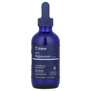 Trace Minerals ®, ионный хлорид магния, 400 мг, 118 мл (4 жидк. унции)