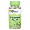 Solaray, True Herbs, пажитник и чабрец, 100 растительных капсул
