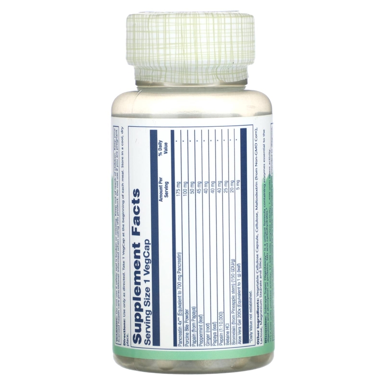 Solaray, Super Digest Away`` 60 вегетарианских капсул