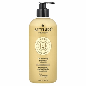ATTITUDE, Furry Friends, Natural Pet Care, дезодорирующий шампунь, лаванда, 473 мл (16 жидк. унц.)