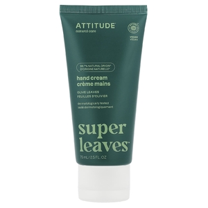 ATTITUDE, Super Leaves Science, крем для рук, листья оливы, 75 мл (2,5 жидк. унц.)