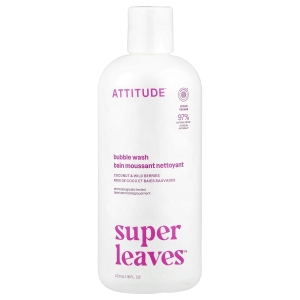 ATTITUDE, Super Leaves™, пенка для стирки, кокос и лесные ягоды, 473 мл (16 жидк. унций) (Товар снят с продажи) 