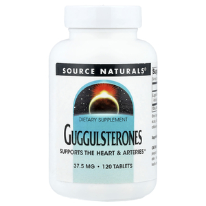 Source Naturals, гуггулстероны, 37,5 мг, 120 таблеток