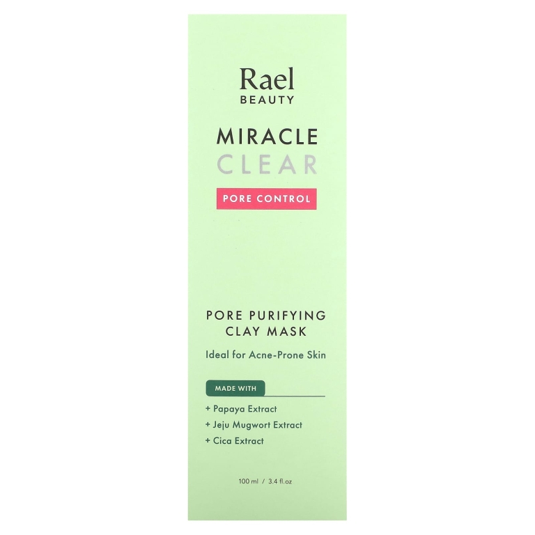 Rael, Beauty, Miracle Clear Pore Purifying Clay Mask, 100 мл (3,4 жидк. унц.) (Товар снят с продажи) 