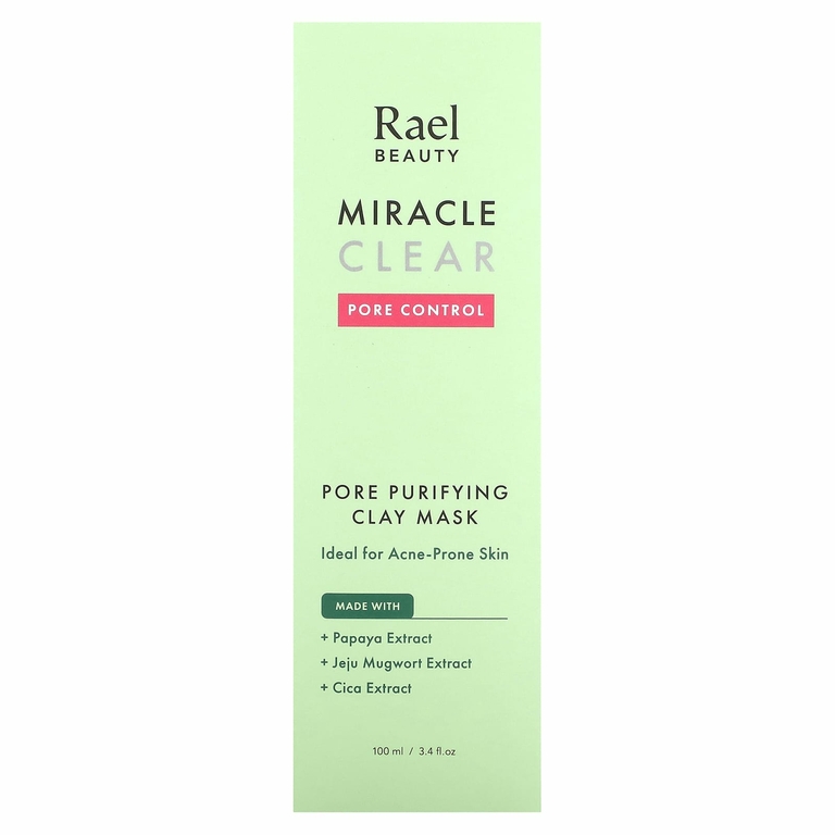 Rael, Beauty, Miracle Clear Pore Purifying Clay Mask, 100 мл (3,4 жидк. унц.) (Товар снят с продажи) 