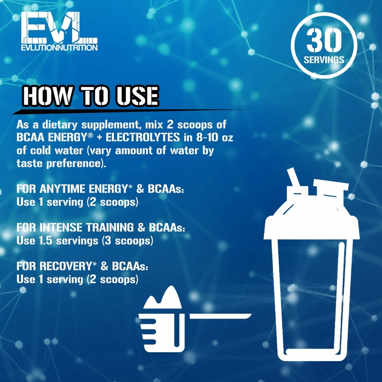 EVLution Nutrition, BCAA Energy Plus, электролиты, апельсин и манго, 333 г (11,7 унции)