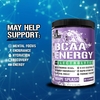 EVLution Nutrition, BCAA Energy Plus, электролиты, со вкусом винограда, 345 г (12,2 унции)