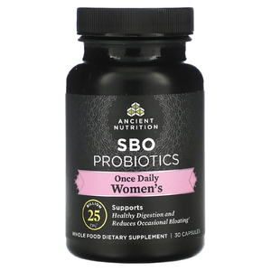 Ancient Nutrition, SBO Probiotics, Once Daily Women's, 25 млрд КОЕ, 30 капсул