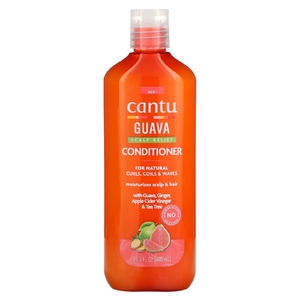 Cantu, Кондиционер из гуавы для облегчения состояния кожи головы, для естественных кудрей, локонов и волнистости, 400 мл (13,5 жидк. унц.)
