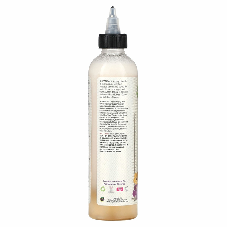 Alikay Naturals, Молочный шампунь, карибский кокос, 237 мл (8 жидк. Унций)