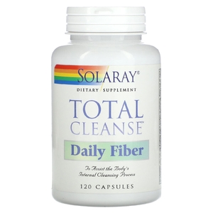 Solaray, Total Cleanse, клетчатка для ежедневного применения, 120 капсул (Товар снят с продажи) 