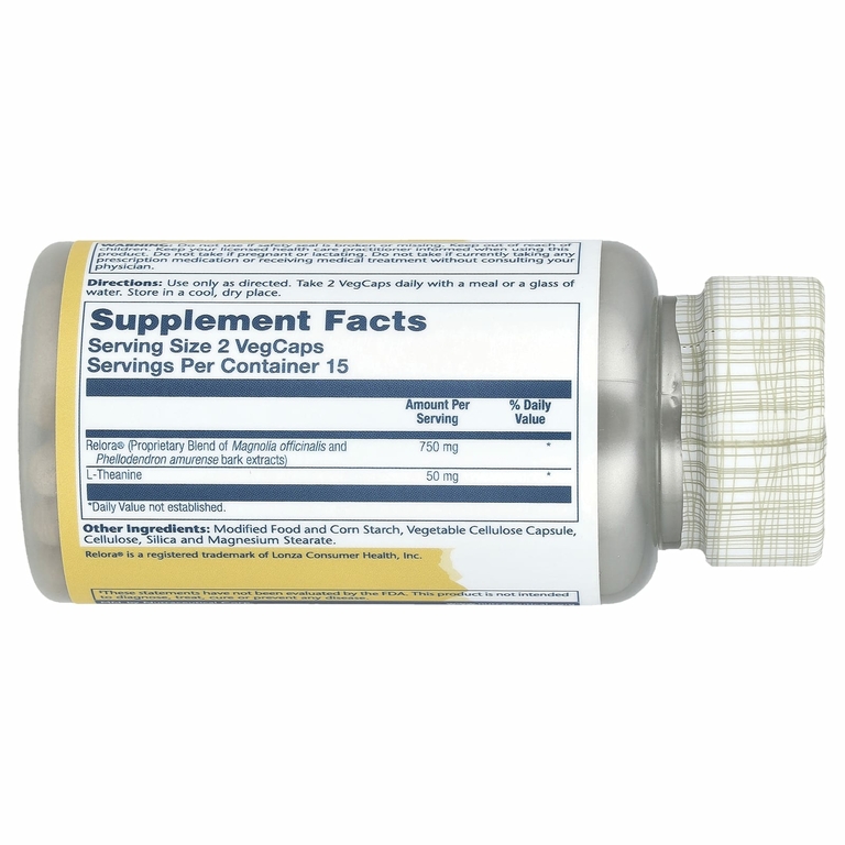 Solaray, Total Calm ™ с Relora®, 30 растительных капсул