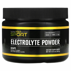 California Gold Nutrition, Sport, электролитный напиток в порошке, со вкусом натурального винограда, 288 г (10,15 унции)