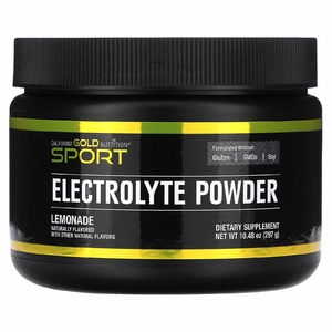California Gold Nutrition, Sport, электролитный напиток в порошке, со вкусом натурального лимонада, 297 г (10,48 унции)