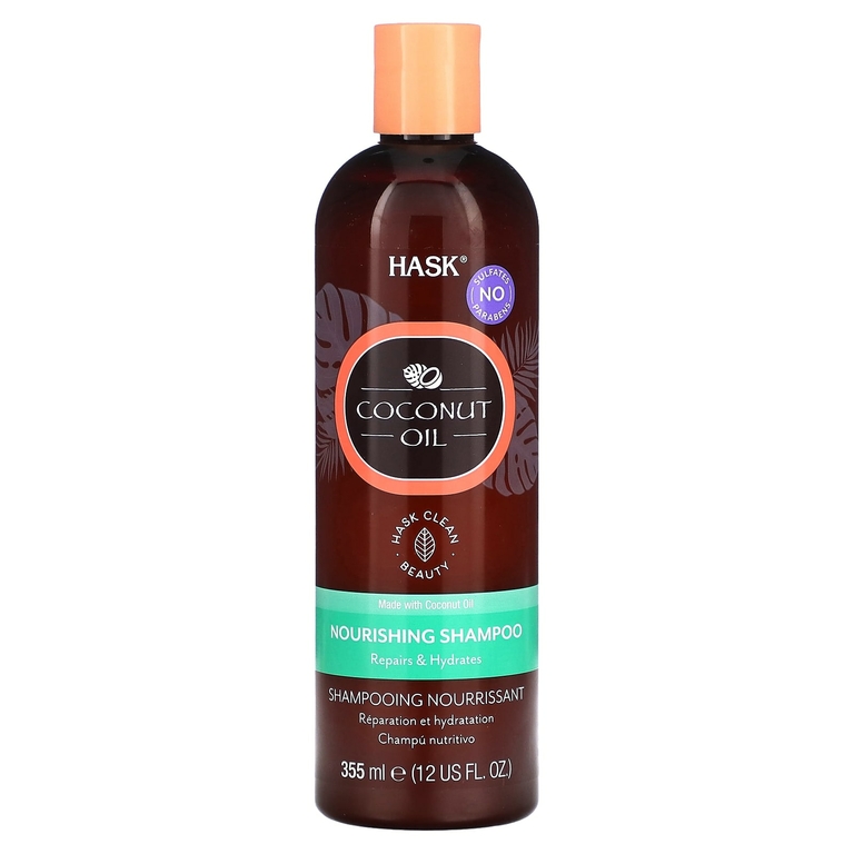 Hask Beauty, Кокосовое масло, питательный шампунь, 355 мл (12 жидк. унц.)