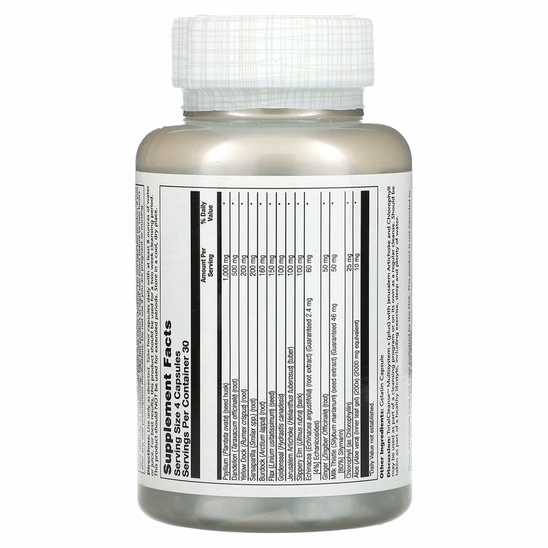 Solaray, Total Cleanse, Multisystem +, 120 капсул