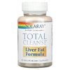Solaray, Total Cleanse, состав для печени, жир, 90 вегетарианских капсул