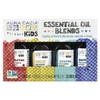 Aura Cacia, Kids, смеси эфирных масел, 4 флакона по 7,4 мл (0,25 жидк. унц.)