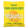 Kiss My Keto, Gummy Candy, лимонно-имбирные капли, 8 пакетиков по 25 г (0,88 унции) (Товар снят с продажи) 