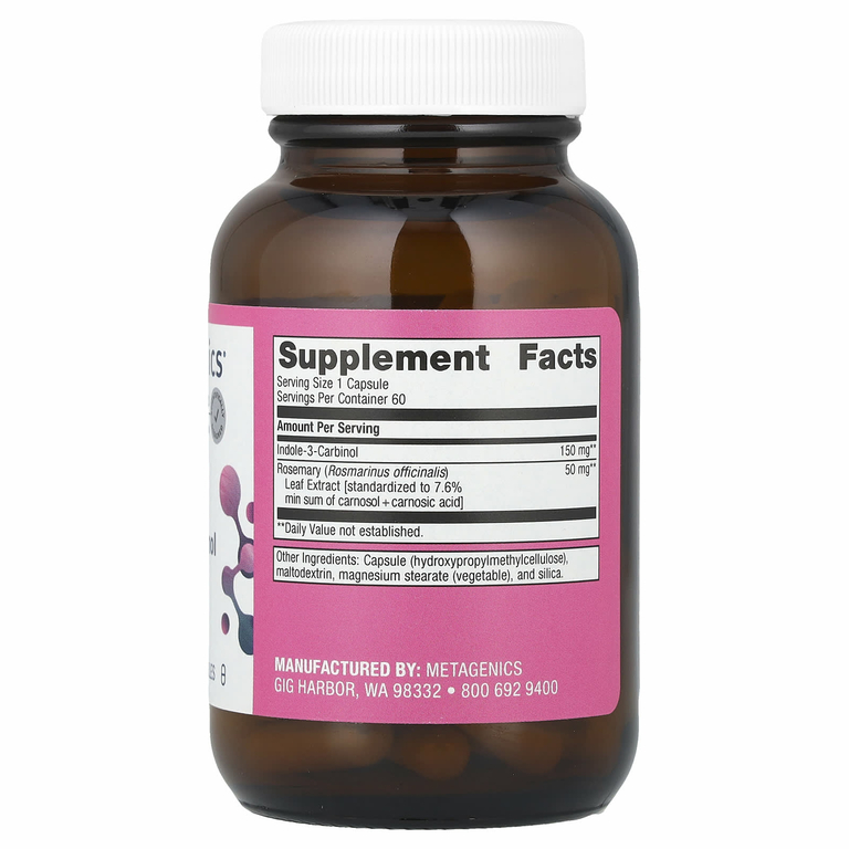 Metagenics, Women's Health, индол-3-карбинол, 60 капсул