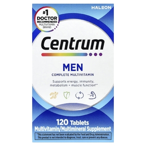 Centrum, полный мультивитаминный комплекс для мужчин, 120 таблеток