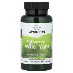 Swanson Vitamins, Full Spectrum®, дикий ямс, 400 мг, 60 капсул