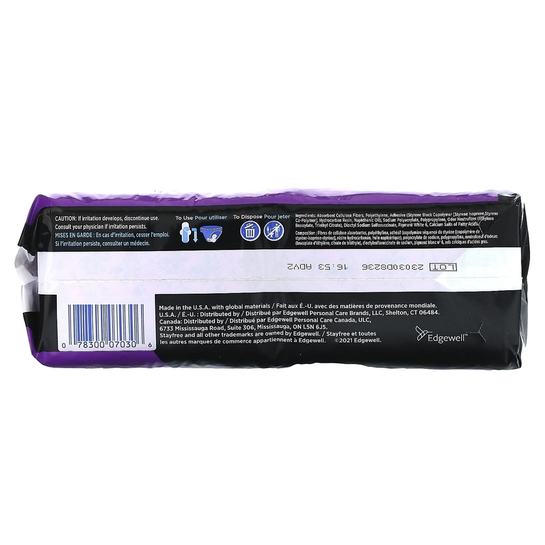Stayfree, Maxi, Overnight with Wings`` 28 подушечек (Товар снят с продажи) 
