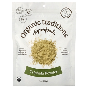 Organic Traditions, Superfoods, трифала в порошке, 200 г (7 унций)