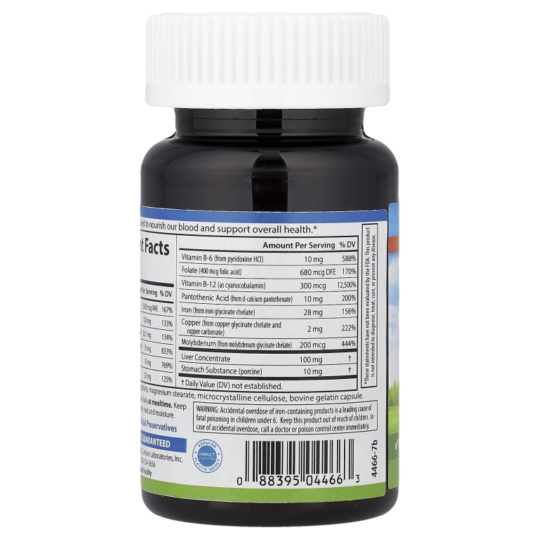Carlson, Blood Nutrients®, 40 капсул (Товар снят с продажи) 