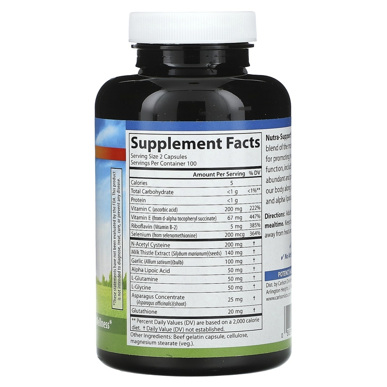 Carlson, Nutra-Support Immune, 200 капсул (Товар снят с продажи) 