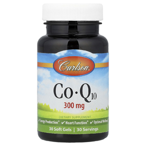 Carlson, коэнзим Q10, 300 мг, 30 капсул