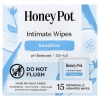 The Honey Pot Company, салфетки для интимной гигиены, для чувствительных зубов, 15 салфеток в индивидуальной упаковке