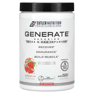 Cutler Nutrition, Generate, превосходный настой BCAA и EAA, арбуз, 321 г (11,3 унции)